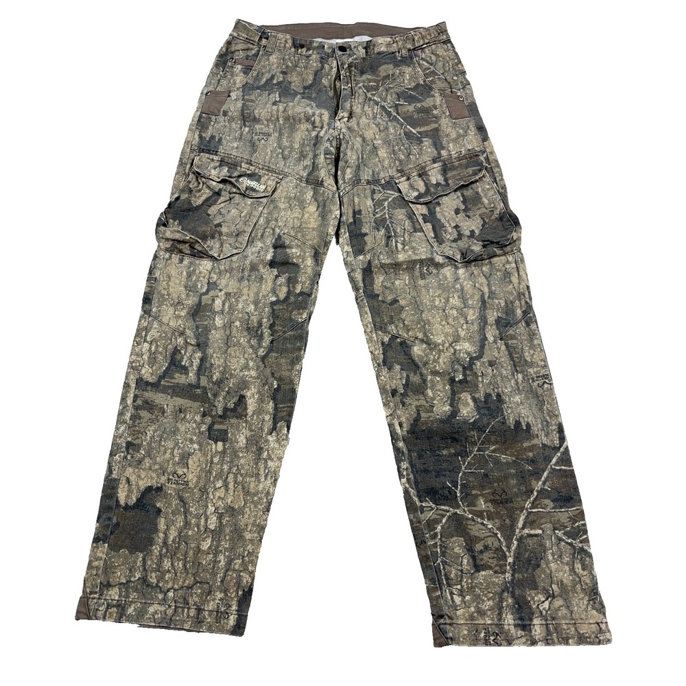 Magellan Realtree Timber Camo Cargo Pants Men Medium 32x31 Relaxed FIt Baggy